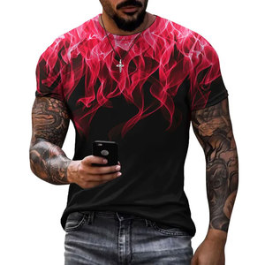 T-shirt uni pour homme de haute qualité, sublimation, 100% polyester, tricoté, manches longues, respirant, séchage rapide, vêtements d'été, best-seller - Product Image 2