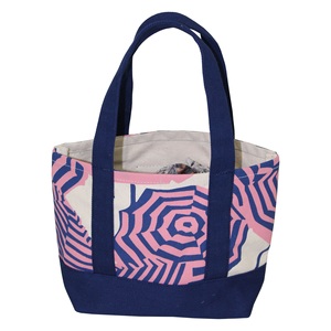 Sac fourre-tout promotionnel de haute qualité en toile naturelle de 12 oz avec logo en relief, poignée en cuir teint et impression sérigraphique - Product Image 3