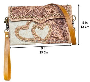 กระเป๋าถือสะพายไหล่แฟชั่นดีไซน์ใหม่ปี 2026 กระเป๋าถือขนาดเล็กสำหรับผู้หญิง ทำจากหนังวัวแท้ พร้อมกระเป๋าใส่เงิน - Product Image 2