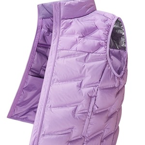 Chalecos Acolchados Personalizados, Chaleco Acolchado Ligero sin Mangas para Mujer, Cuello Alto, Ropa de Invierno Cálida, Estilo Urbano Acogedor - Product Image 5
