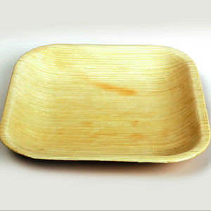 Assiette carrée en feuille de palmier de 6 pouces - Product Image 1