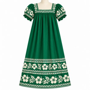 Chic Comfortable Dresses for Home and <b>Leisure</b> Breathable Mumu Dress Wholesale Custom Design & Style Midi <b>Suits</b> - Product Image 1