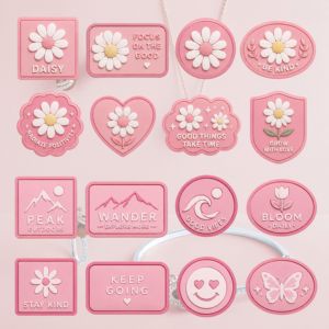 Vietnamese New Custom 3D Embossed Soft PVC Rubber Flower Heart Alphabet Logo <b>Patches</b> for Hats Shoes Bags Clothes Iron-<b>On</b> <b>Sew</b>-<b>on</b> - Product Image 1