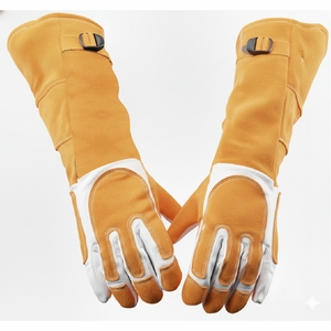 Guantes de Soldadura de Cuero Profesionales, Resistentes al Calor, para Soldadura, Corte y Fabricación de Metales - Product Image 6