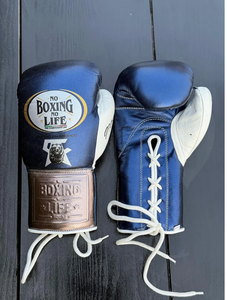 Customized Canelo No Boxing No Life Real Cowhide Leather MMA Training Boxing <b>Gloves</b> Lace-Up Wrist Support Lightweight Breathable - Product Image 4