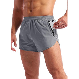Pantalones Cortos Deportivos para Hombre, de Tela Ligera de Secado Rápido, Cintura Elástica con Cordón, Dos Bolsillos Laterales - Product Image 1