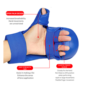 Gants de boxe KANGRUI à taille haute pour hommes et femmes, en cuir, imperméables, durables, respirants, personnalisables, pour l'entraînement - Product Image 2
