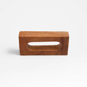 Lot de 12 anneaux de serviette en bois, design tendance, pour artisanat circulaire, vente chaude - Product Image 5