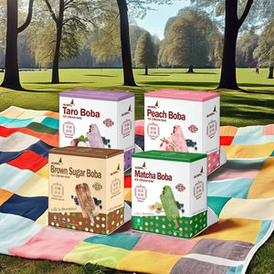 Helado Suave Taiwanés Premium Alody, Caramelo, Azúcar Moreno, Aroma a Leche Rica, Sabor a Melocotón, Boba, Sabor en Capas, Congelación a -25 °C - Product Image 3