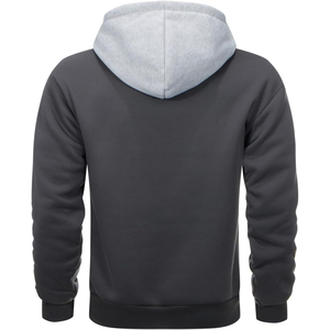 Oferta Especial: Sudadera con Capucha y Cremallera para Hombre, Invierno 2025, Diseño Sólido con Estampado Digital, Transpirable y de Forro Polar - Product Image 3