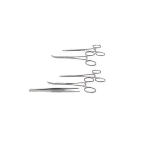 Ensemble de 13 instruments chirurgicaux manuels en acier inoxydable de qualité médicale pour interventions chirurgicales mineures, par Blush Surgical - Product Image 6