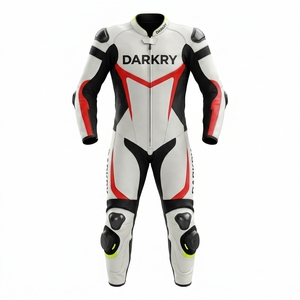 Combinaison de course moto personnalisée en cuir OEM, équipement de moto en gros, vêtements de protection pour la piste, cuir de vachette perforé - Product Image 1