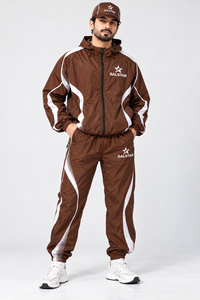 Conjunto Deportivo Personalizado para Hombre, Chaqueta Cortavientos Ligera y Pantalones Deportivos, Traje de Entrenamiento con Logotipo Personalizado - Product Image 3