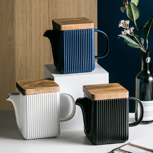Modern Matte Finish Tea Set With Premium <b>Ceramic</b> Material Elegant Tea Cups Stylish <b>Teapot</b> Decorative Tray Sugar Bowl Milk - Product Image 4