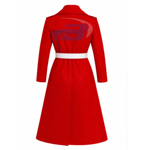 Delta |   Sigma |   Abrigo de Lana de Alta Calidad para Mujer, Estilo Trench Coat, de la Hermandad Theta, Abrigo Largo con Cinturón de la Hermandad DST - Product Image 2