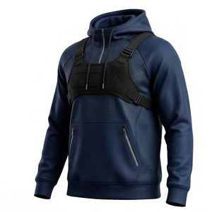 Sudadera Táctica con Bolsillos y Sistema de Correas Ajustables, Estilo Urbano y Deportivo - Product Image 2