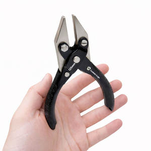 Alicates Paralelos de Acero Inoxidable de Primera Calidad, 125 mm, Mordazas Planas y Semicirculares para Joyería Profesional y Herramientas de Enrollado de Alambre - Product Image 1