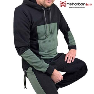 Custom Unisex Casual Sport Jogging Sweatsuit Blanco Negro 2 piezas Set Plus Size Track Suits para hombres Invierno - Product Image 5