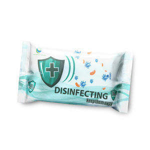 20 lingettes humides antibactériennes écologiques extra douces pour soins personnels, parfum citronnelle, emballées individuellement pour la maison et le bureau - Product Image 1