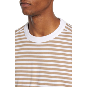 T-shirt promotionnel Terracore pour homme, anti-rides, tricoté, col rond, coupe classique, en tissu éponge, streetwear, avec logo frontal, écologique et respirant - Product Image 6
