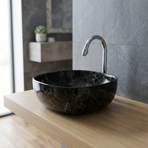 Commercial Rectangular Ceramic Countertop Wash Basin Single Hole Porcelain Bathroom Vanity Sink Bowl - Product Image 6