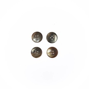 Boutons en corne de buffle naturelle, finis et colorés, pour accessoires vestimentaires, haute qualité - Product Image 6