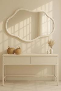 Miroir mural en bois de taille standard, miroir mural en bois multicolore pour la cuisine et la salle à manger, accessoire de décoration intérieure en gros - Product Image 6