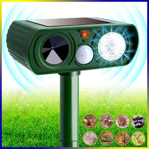Ahuyentador ultrasónico solar para ratones y pájaros, repelente de animales salvajes, para animales callejeros, electrónica de consumo, contiene flash - Product Image 5