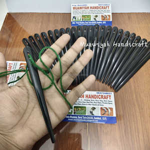 100%Good quality Buffalo Horn <b>sewing</b> Needles Tailoring accessories Needle for weaving Traditional <b>sewing</b> tool Sustainable needle - Product Image 5