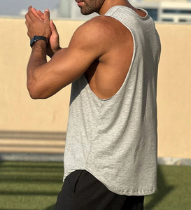 Débardeur de sport sans couture pour homme, imprimé, respirant, écologique, séchage rapide, avec logo frontal, taille US - Product Image 4