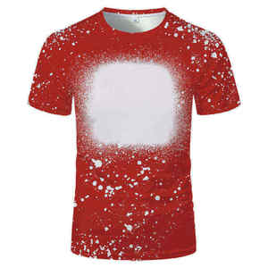 100% Polyester Round Neck Casual T-shirt 3d Printed Logo Customization Fabric <b>Weight</b> <b>Blank</b> Design - Product Image 2