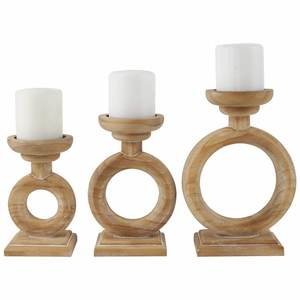 Candelabro de Madera Hecho a Mano para Adornos de Boda y Portavelas de Madera con Diseño Elegante para Bodas y Hogar - Product Image 6