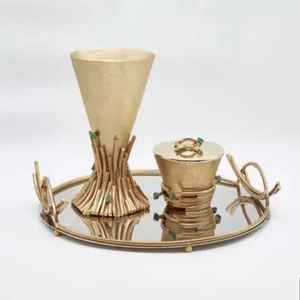 Quemador de Incienso Árabe Moderno, Quemador de Oud Metálico, Difusor de Aroma Decorativo para el Hogar - Product Image 6