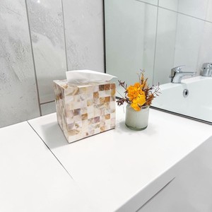 Support de boîte à mouchoirs en bois de luxe fait main – Ensemble décoratif de table pour salle de bain, maison, cuisine et restaurant (Écologique) - Product Image 1