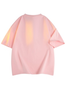 Custom All Over Sublimation Printed Oversized Acid Wash Bleached Distressed T-<b>Shirt</b> with Decorative Short Sleeve Unisex - Product Image 2