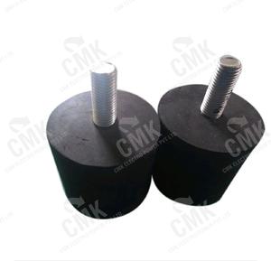Amortiguador de caucho CMK de 2 pines y 150 mm, capacidad de carga, marca CMK, negro, tope para grúa puente, duradero, alta calidad - Product Image 4