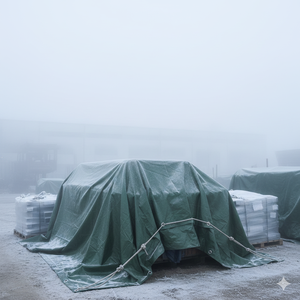 Bâche imperméable toutes saisons en polyéthylène laminé pour applications industrielles et extérieures, exportée en Inde - Product Image 1