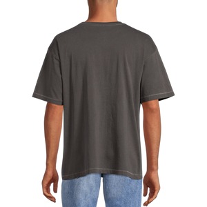 Custom Pattern Logo Summer T-Shirt for <b>Men</b> Women Solid Color Loose <b>Half</b>-<b>Sleeved</b> 180 Grams Basic Base Shirt Overalls T-Shirt - Product Image 2