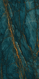 Azulejos de Porcelana con Aspecto de Mármol Verde Dorado Brillante de 600x1200 mm para Baño, Antibacterianos, Diseño Moderno - Product Image 4