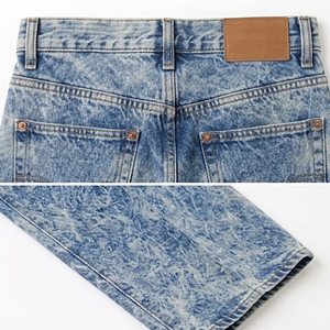 Acid Wash Baggy Jeans Denim Mens Oversized Loose Fit Vintage Streetwear Casual Wear Fashion Clothing Urban Style - Product Image 5