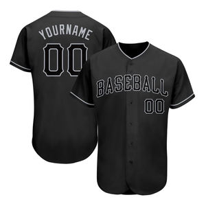 Camisetas de Béisbol Americanas al por Mayor, Estampadas por Transferencia Térmica, Cosidas, Uniformes Personalizados con Nombre, Número y Logotipo - Product Image 2