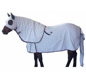 Waterproof Horse Turnout Rug With High Neck And Large Tail Flap Oxford Fabric Outdoor Use All Seasons Protection - Product Image 1