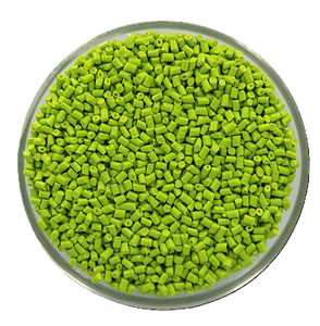 Masterbatch vert pour plastique PP, masterbatch colorant résistant à la chaleur pour câbles, <span class=keywords><strong>résistance</strong></span> aux hautes températures - Product Image 1