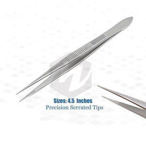 Pinzas de Acero Inoxidable de Alta Calidad con Puntas Dentadas Rectas, Fuertes y Finas, Pinzas de Grado Profesional, Instrumentos Médicos - Product Image 3