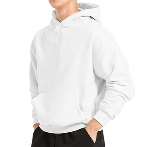 Wholesale Men Hoodie Custom Logo Printing Pullover <b>Sweatshirt</b> Casual Streetwear Factory Direct Winter Thick Fleece Hoodie Men - Product Image 4