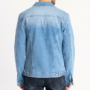 Latest Design OEM 2026 Custom New Design <b>Blue</b> Jean <b>Man</b> Jackets Custom Autumn Male Premium Quality Denim Jacket for <b>Man</b> - Product Image 4