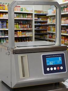 Tự động điện kích thước nhỏ lớp đóng đai máy với độ an toàn cao cho hộp/bao bì các tông 1 năm bảo hành - Product Image 6