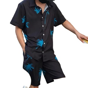 ชุดเสื้อยืดลำลองสไตล์ไฮสตรีทชุดกางเกงขาสั้นผ้าฝ้ายระบายอากาศได้ดีสวมใส่สบายมีสไตล์สำหรับฤดูร้อน - Product Image 2