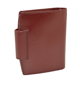 Cartera de Cuero Genuino de Lujo para Mujer con Bloqueo RFID, Tarjetero Multifuncional, Cierre de Lazo Corto, Monedero para Dama - Product Image 2