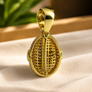 จี้หน้ากากทรงกลมประดับเพชรโมอิสซาไนต์เคลือบทองคำขาว 18K สไตล์ฮิปฮอป เหมาะสำหรับผู้ชายและผู้หญิง ใช้เป็นเครื่องประดับหมั้นได้ - Product Image 6